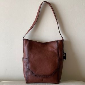 Frye Leather Side Pocket Hobo NWT